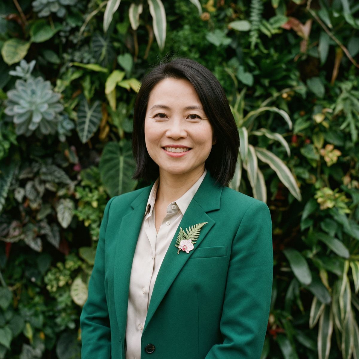 小马拉大车植物顾问林雅芳