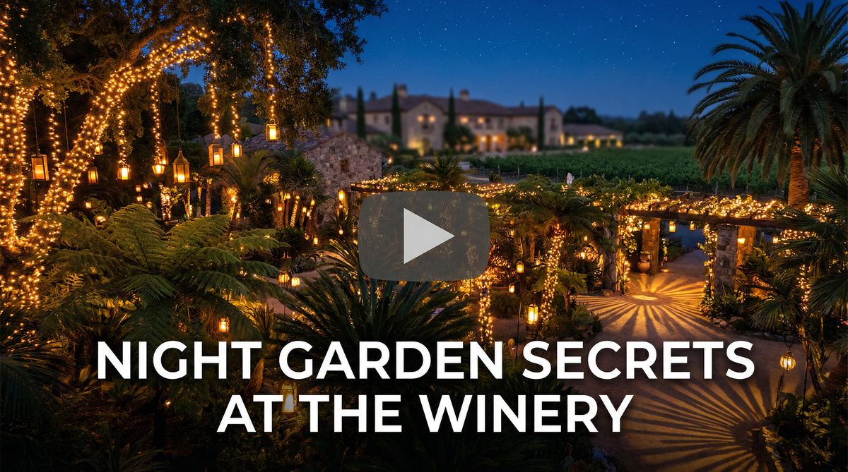 小马拉大车植物视频-夜间植物园灯光秀